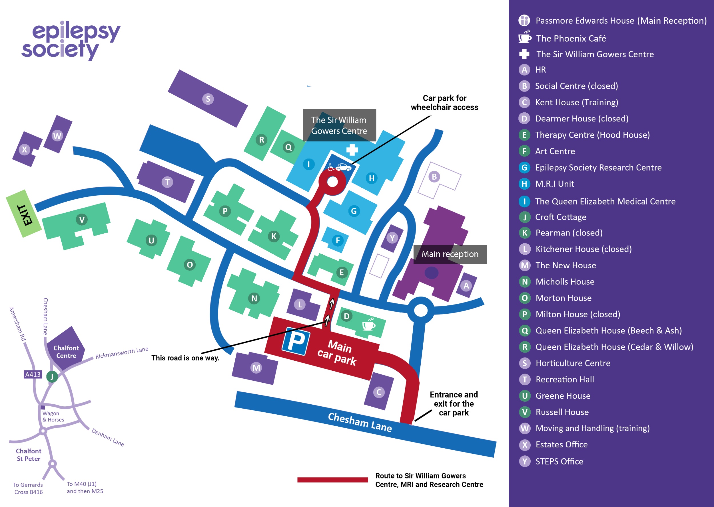 Local map Local building map of the chalfont centre